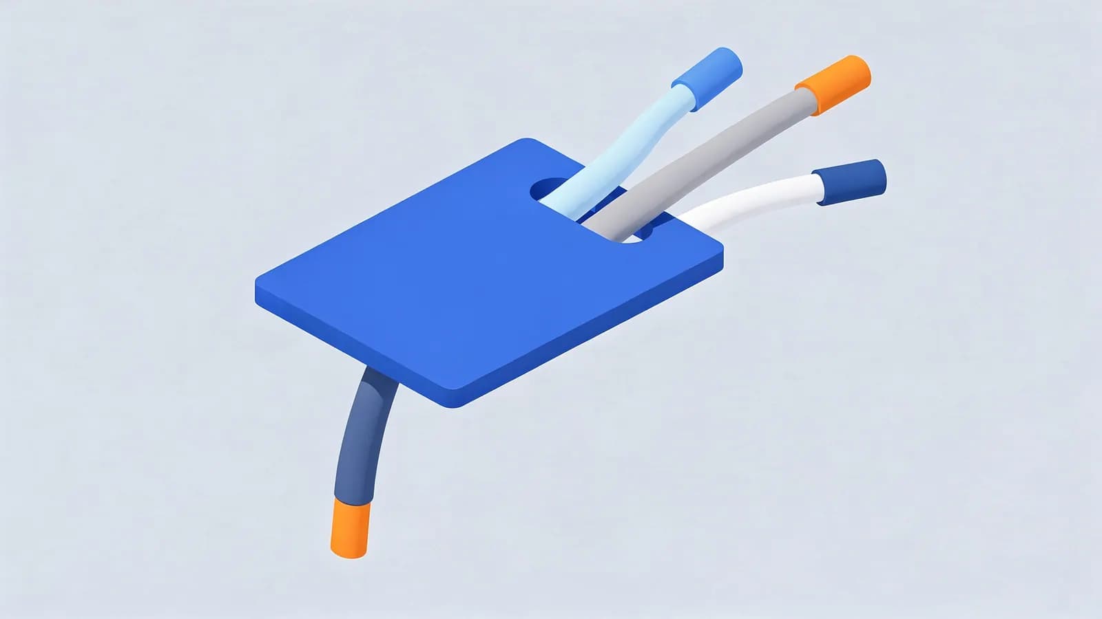 A blue platform has three tubes on top and one tube detaching from below, illustrating lost backlinks.